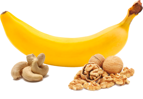 A banana e as nozes podem ajudar a garantir uma boa noite de sono